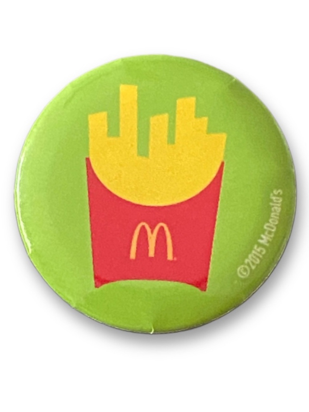 McDonald’s Pin French Fries Colorful Pop Art Icons 1.25” Pinback Button